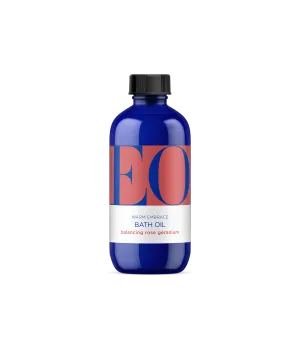 Warm Embrace Bath Oil in Rose Geranium