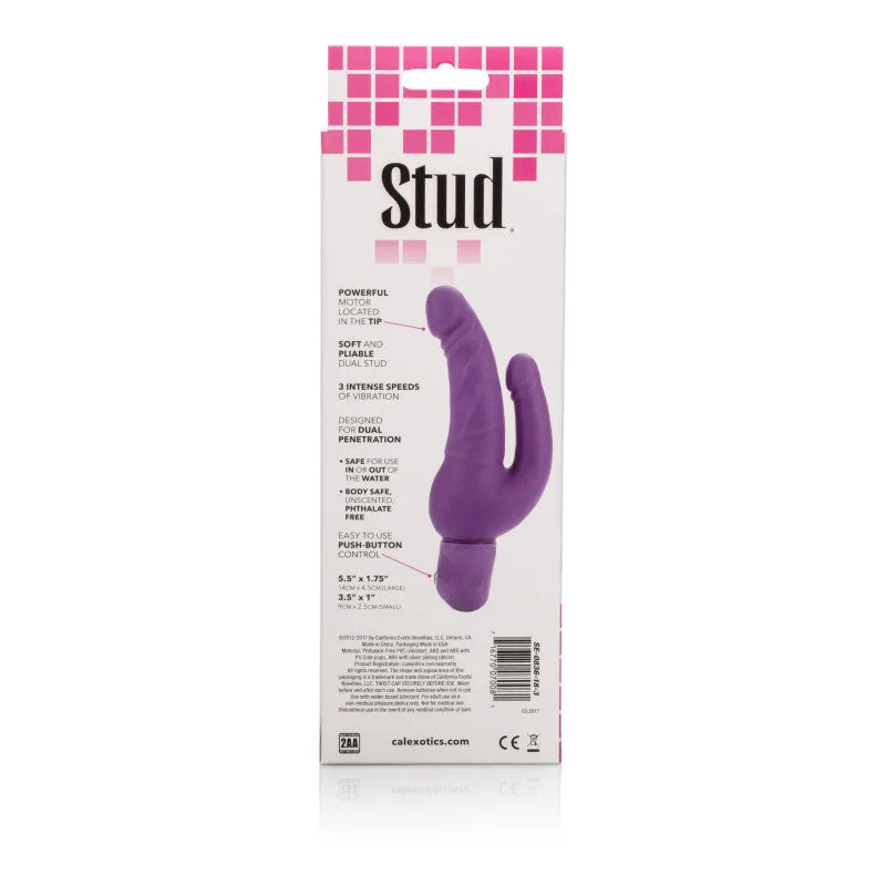 Waterproof Power Stud Over and Under  - Purple