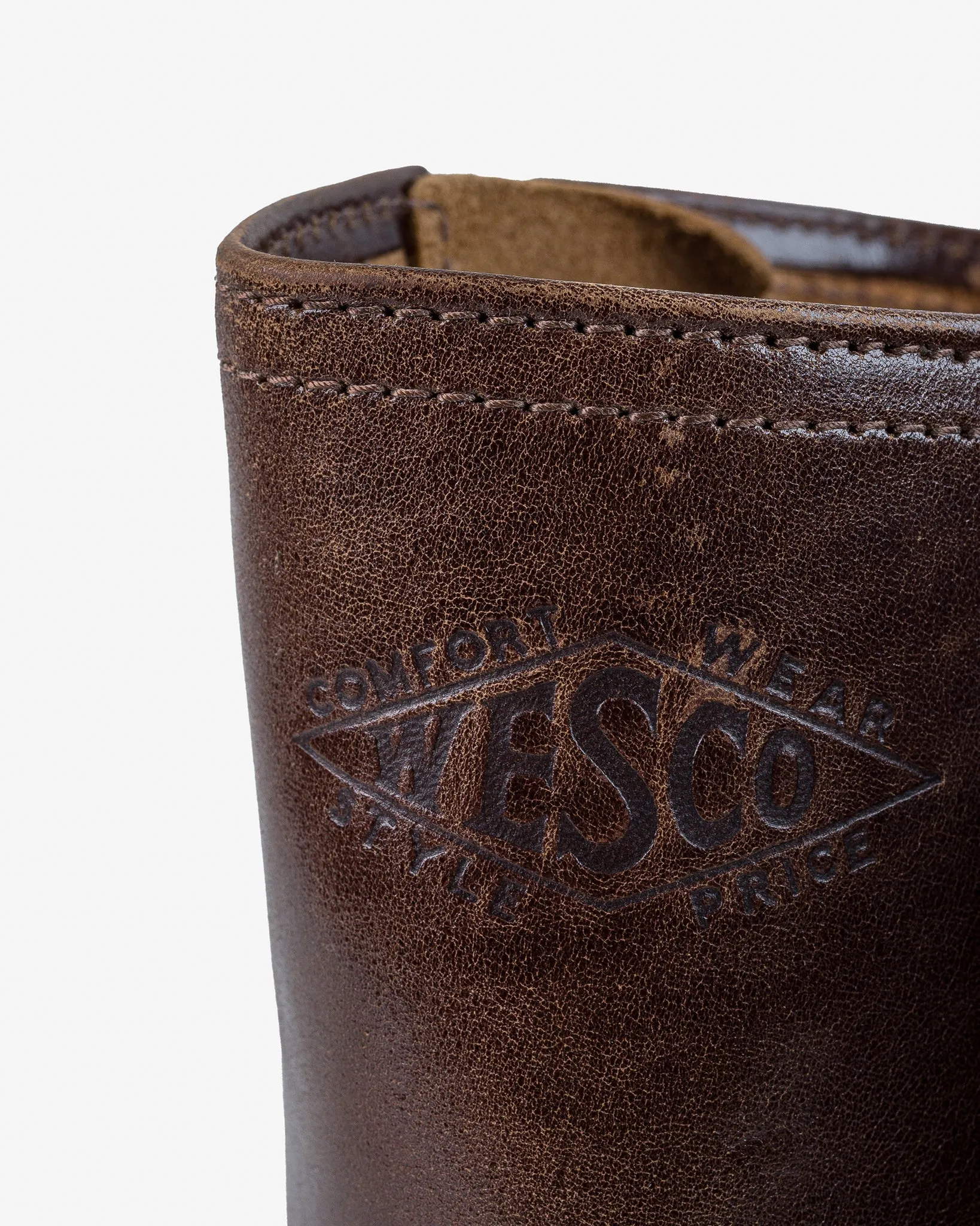 Wesco® - 10" Horsehide  Engineer Boot - Brown. The "Mister Lou"