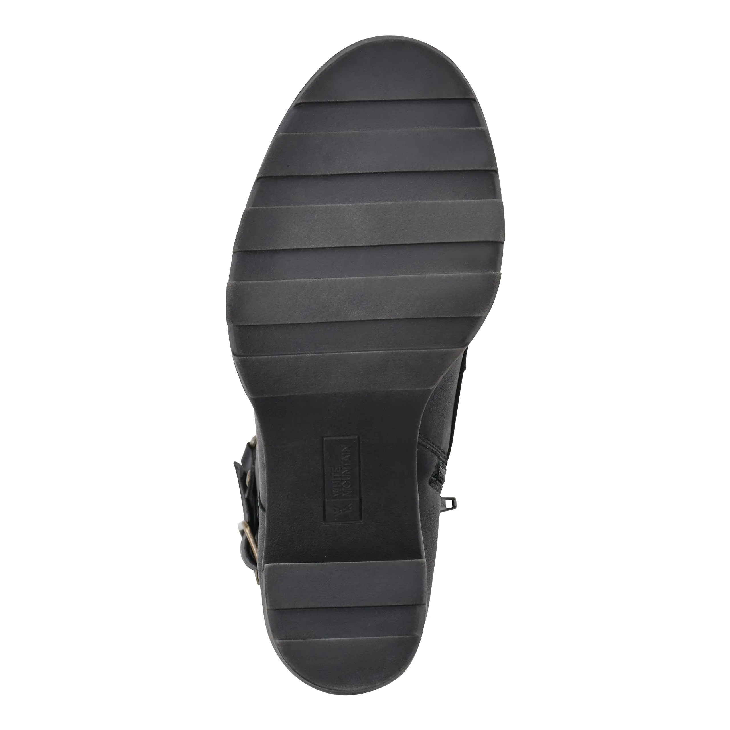 WHITE MOUNTAIN Shoes Women's Beverley Boot, Black/Burn/Smooth, 10 M
