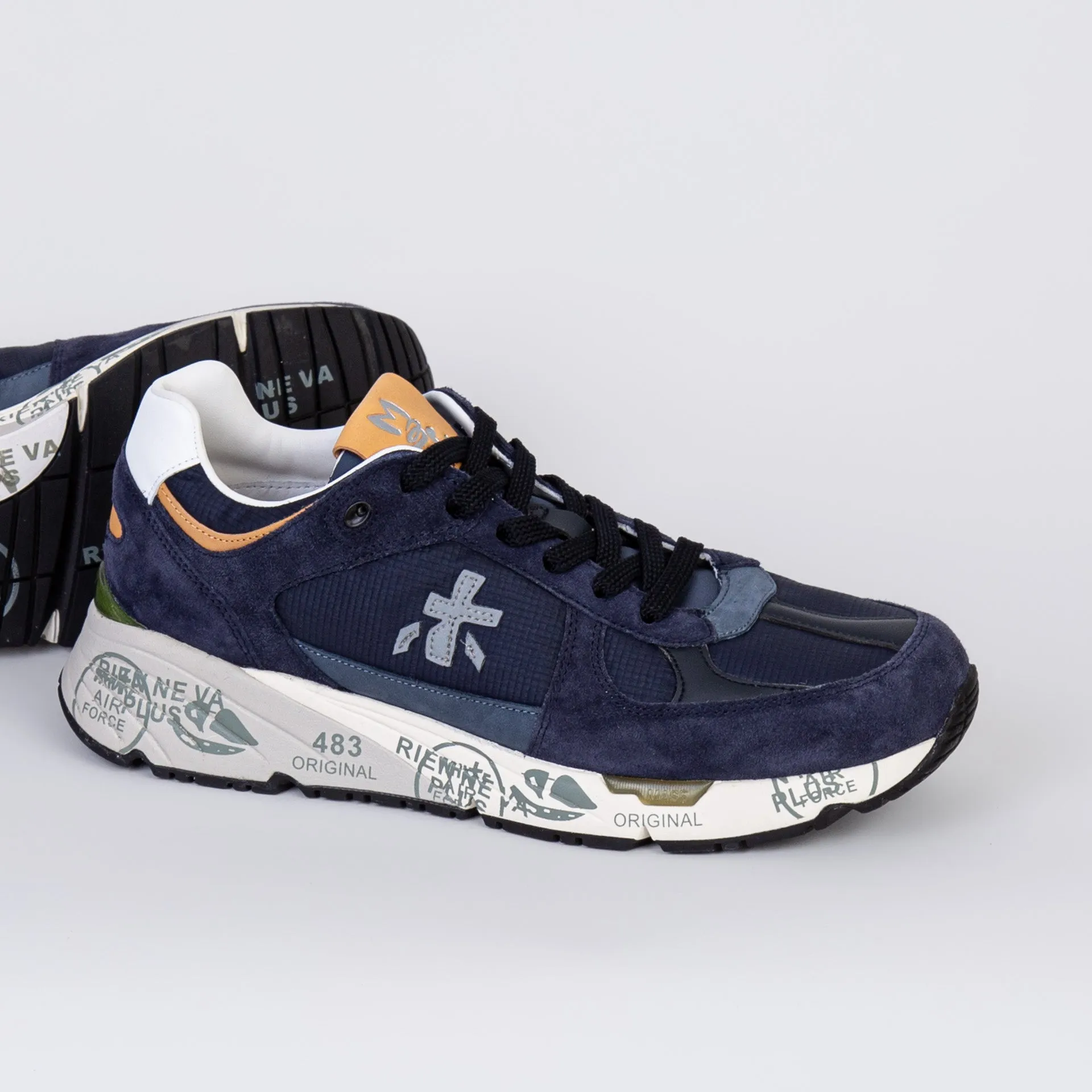 WHITE PREMIATA SNEAKERS MASE 7237