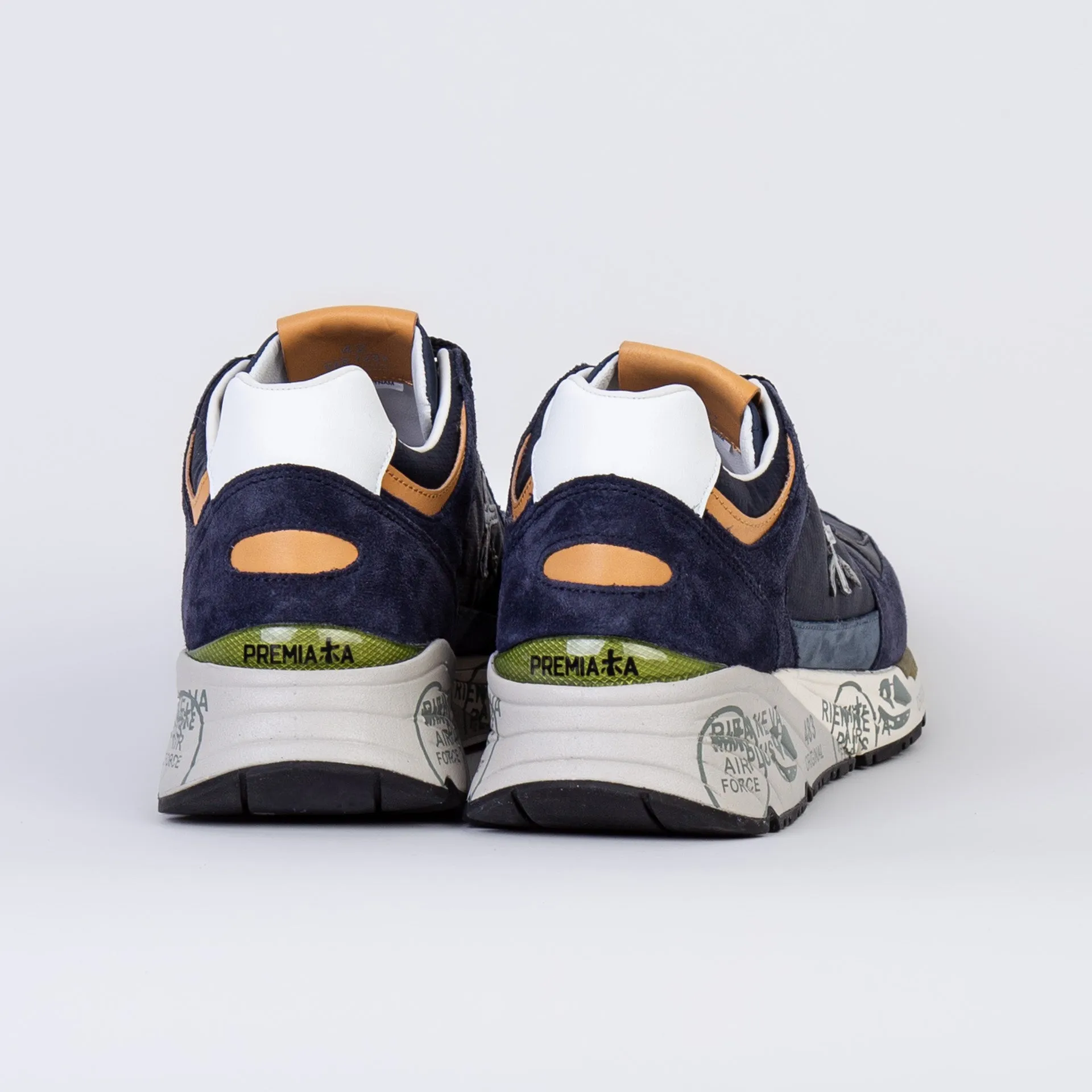 WHITE PREMIATA SNEAKERS MASE 7237