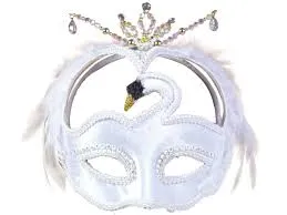 White Swan Masquerade Mask