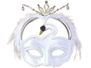 White Swan Masquerade Mask