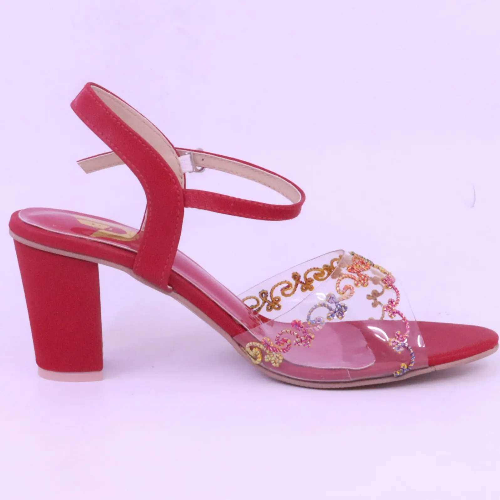 Women Party Wear Casual Heel Slippers & Sandals