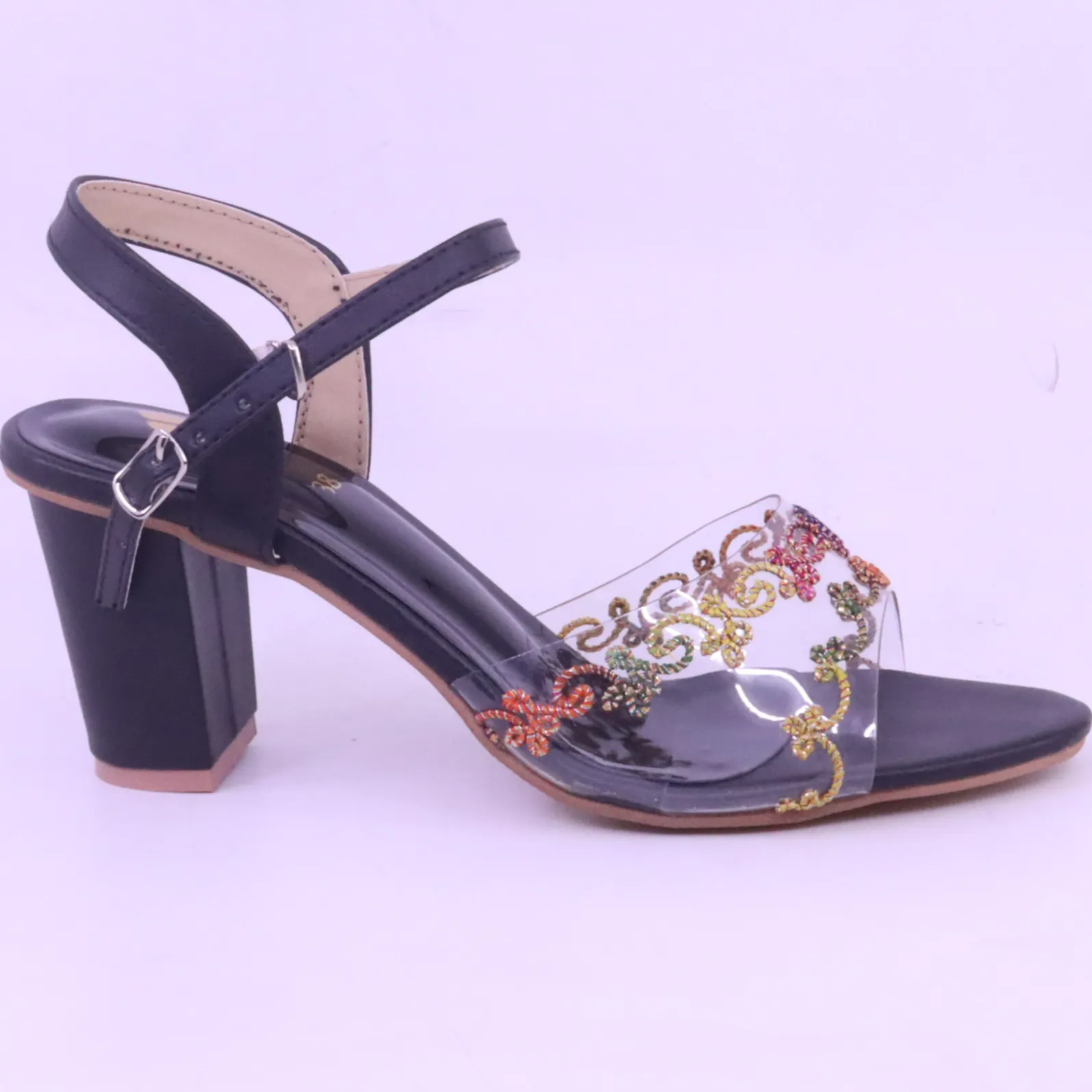 Women Party Wear Casual Heel Slippers & Sandals