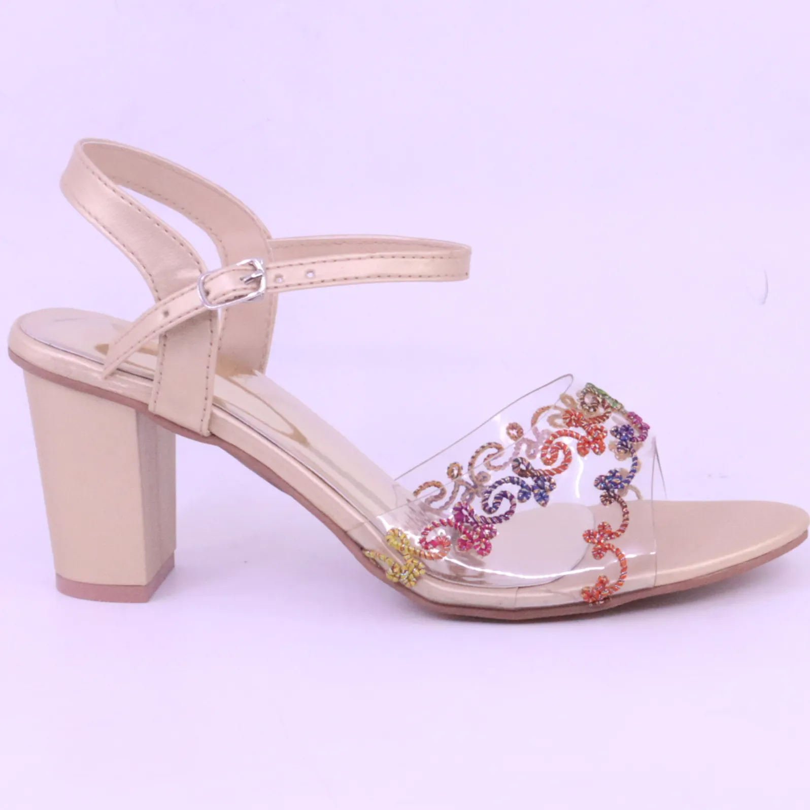 Women Party Wear Casual Heel Slippers & Sandals