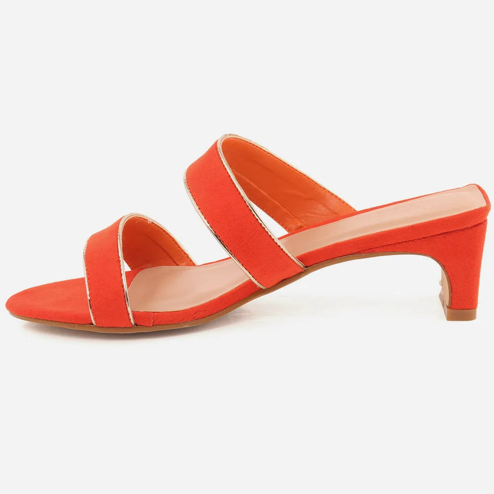 Women "NICOLE" Comfy Gorgeous Nubuck Slip On Sandals