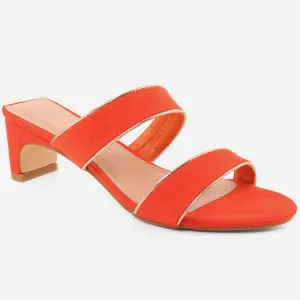 Women "NICOLE" Comfy Gorgeous Nubuck Slip On Sandals
