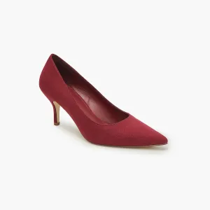 Women's Buckled Low Heel Pumps