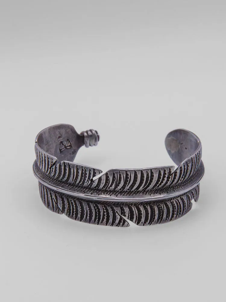 Wrapping Feather Sterling Cuff