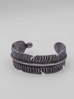 Wrapping Feather Sterling Cuff