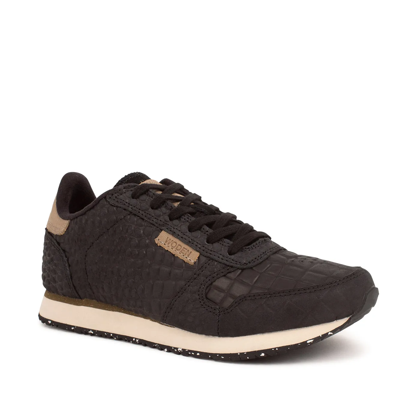 Ydun Stamped Leather - Black